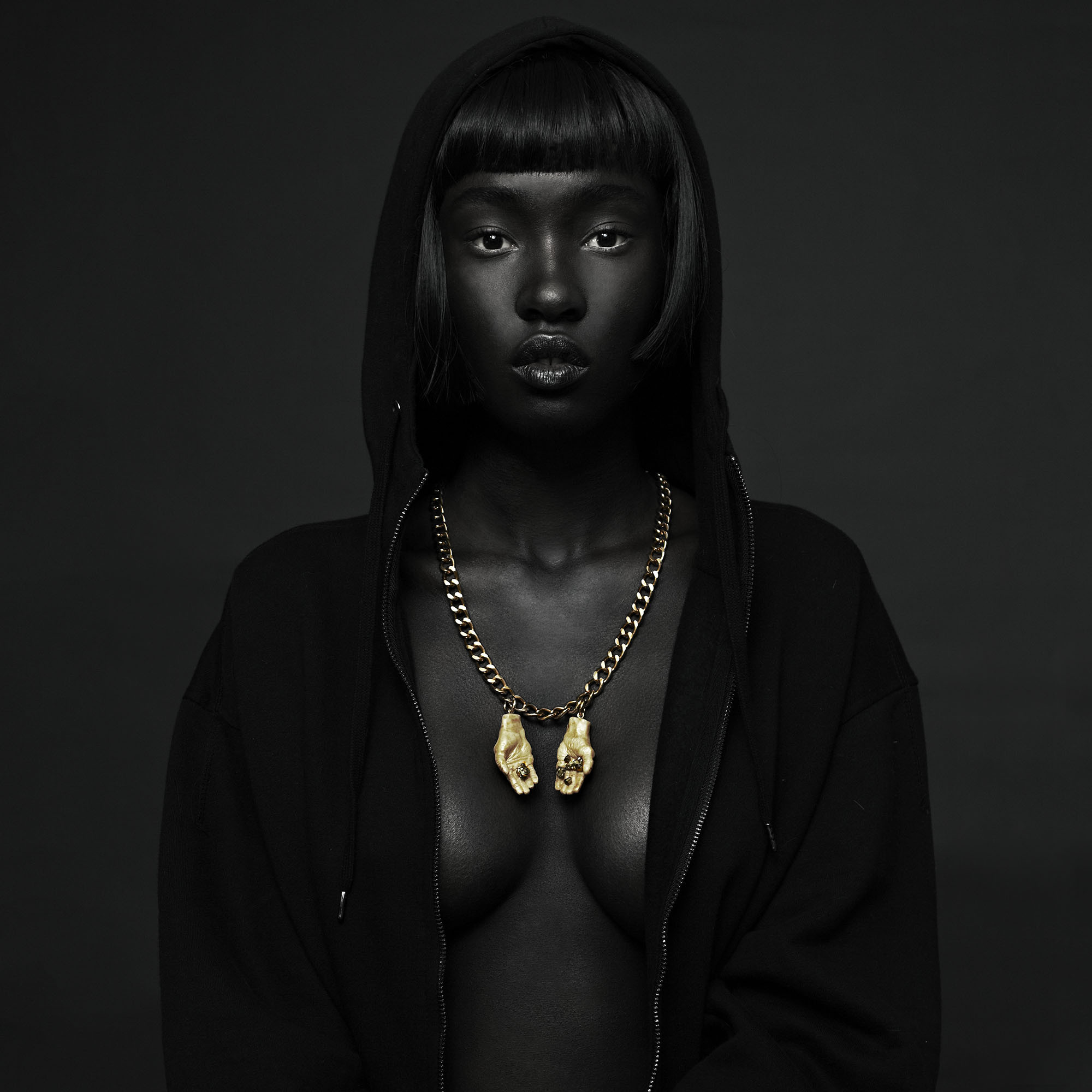 Devanie Gobir, wearing Fools Gold,  Origin range