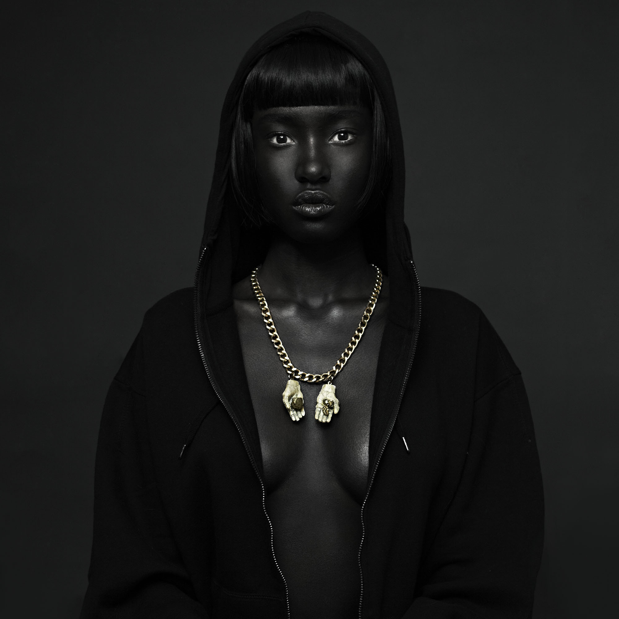 Devanie Gobir, wearing Fools Gold,  Origin range