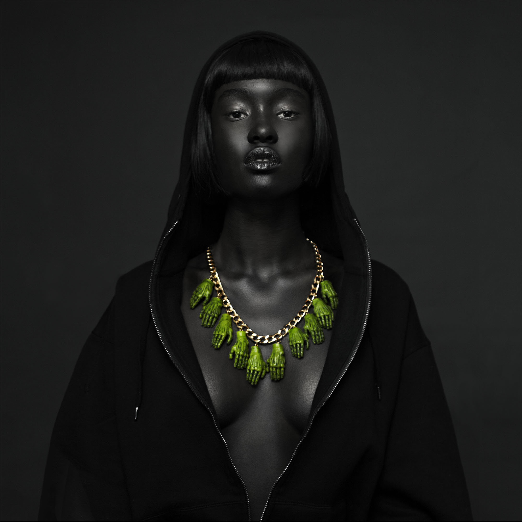 Devanie Gobir, wearing Trophy Hands,  Origin range