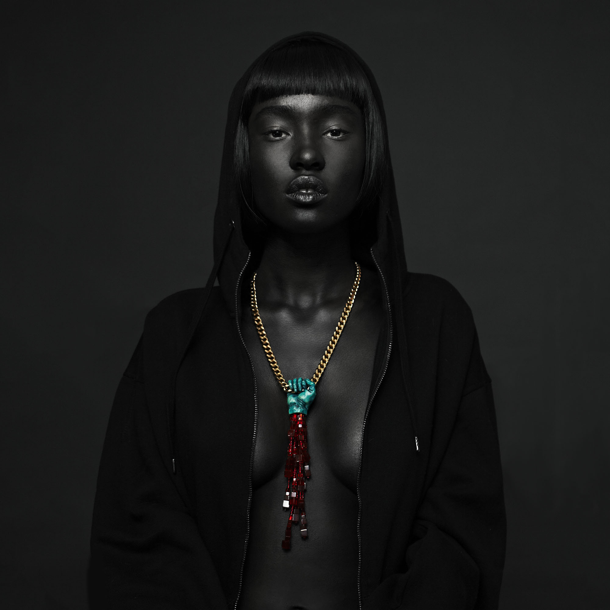 Devanie Gobir, wearing Fist Of Power, Origin range