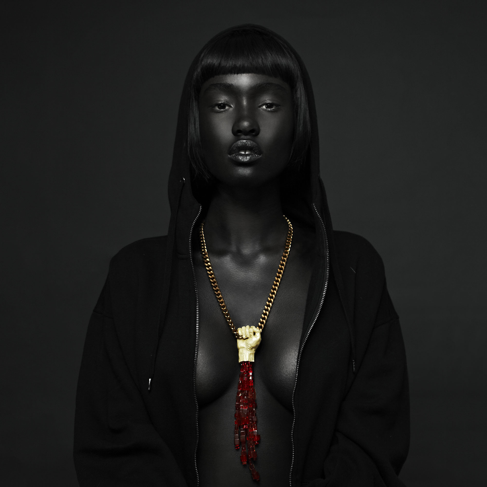 Devanie Gobir, wearing Fist Of Power,  Origin range