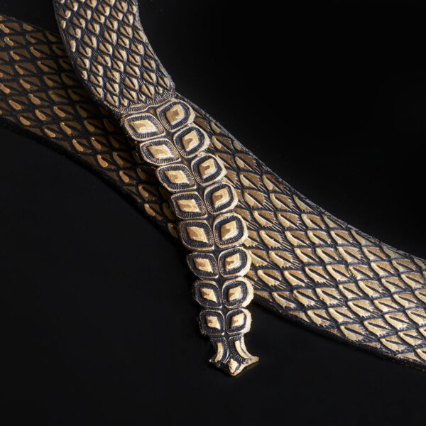 snake belt jewellery fashion luxury bronze rattle snake