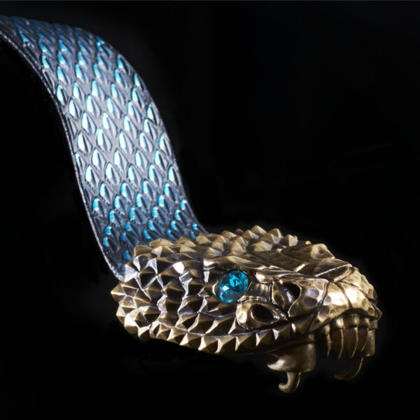 snake belt fashion luxury turquoise viper strange loop jewellery